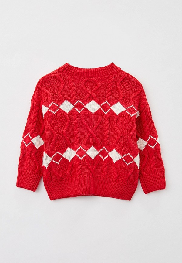Джемпер Sela красный, размер 110, фото 2