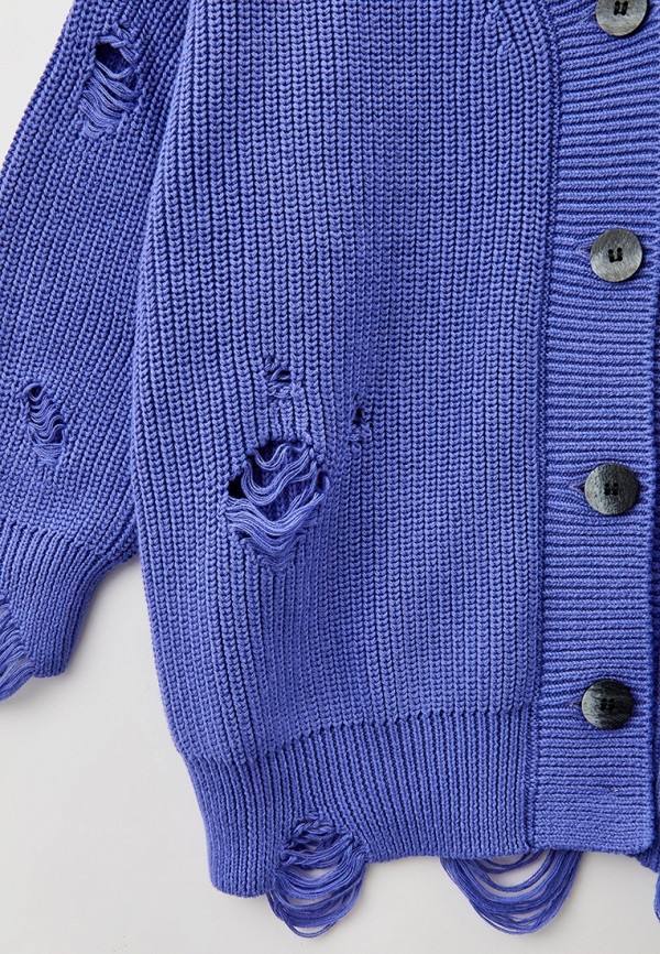 Кардиган Sela фиолетовый, размер 158, фото 3