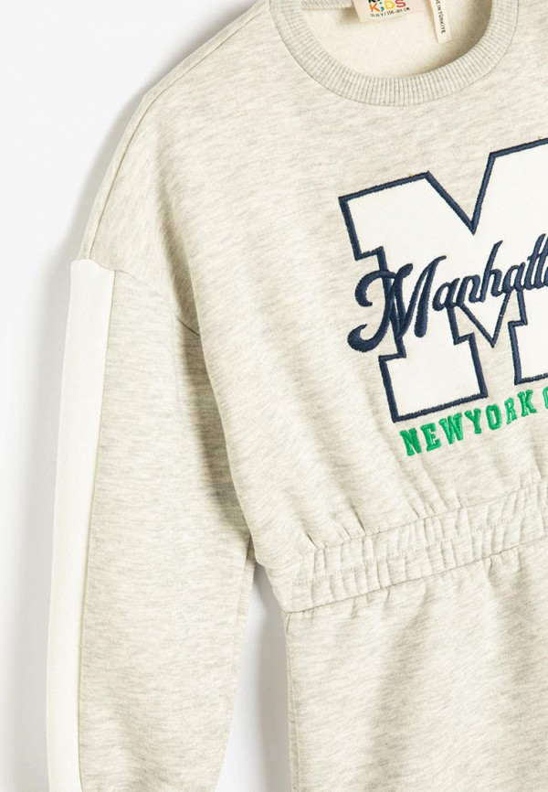 Платье Koton бежевый, размер 14, фото 3