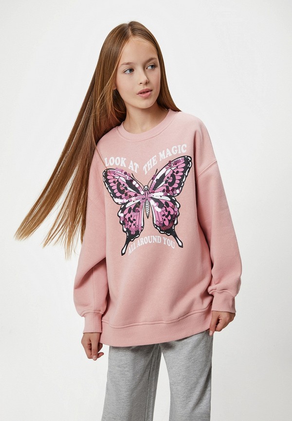 Свитшот Acoola розовый, размер 146, фото 6
