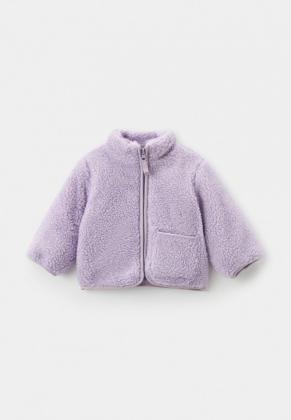 Куртка меховая Sela фиолетового цвета