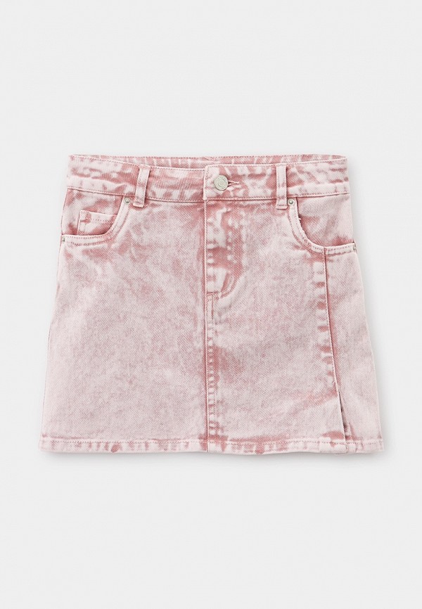 Юбка джинсовая Sela розового цвета