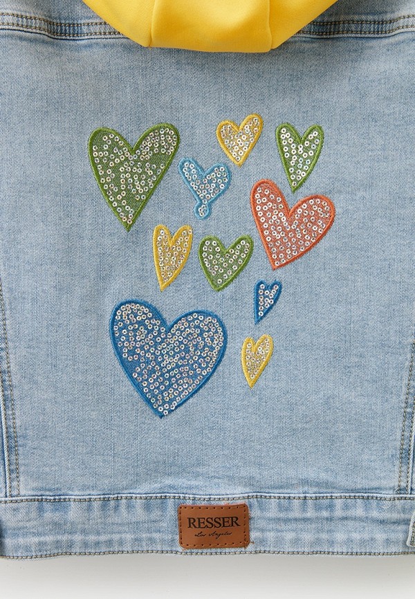 Куртка для девочки джинсовая Resser Denim  Фото 3