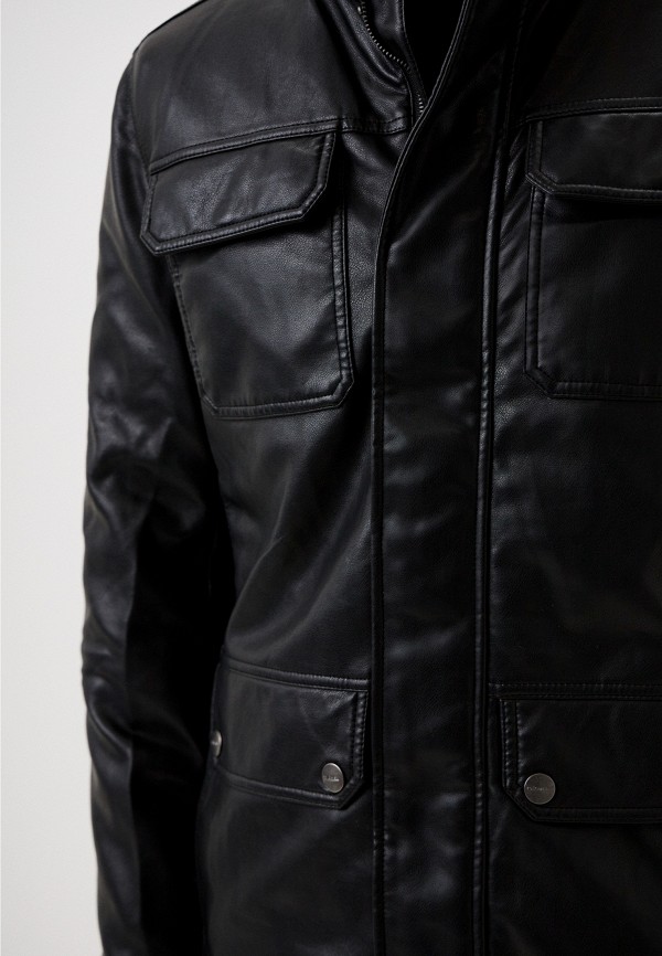 фото Куртка кожаная утепленная zolla