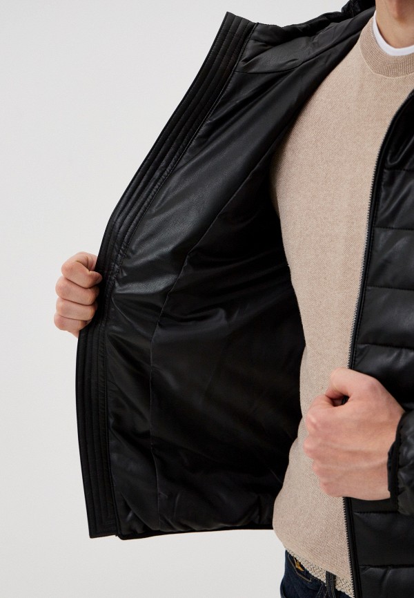 фото Куртка кожаная утепленная zolla