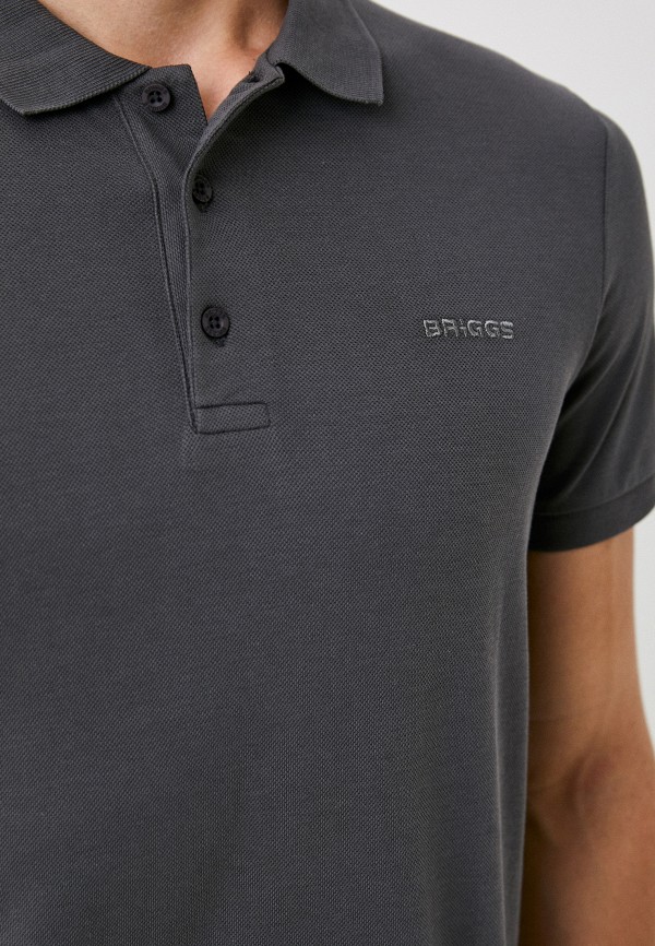 Поло Briggs серый, размер 48, фото 3