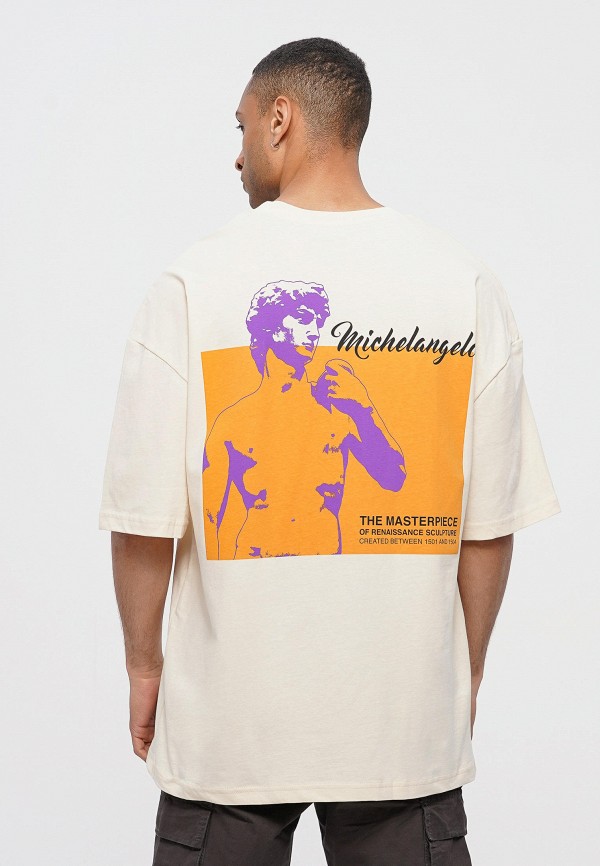 Футболка Твое бежевый, размер 46, фото 3