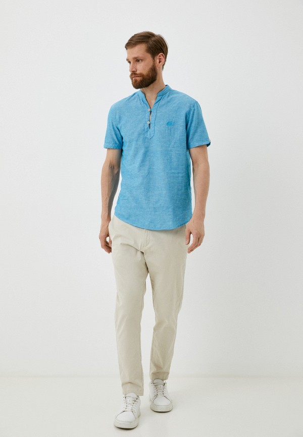 Рубашка Zolla голубой, размер 46, фото 2