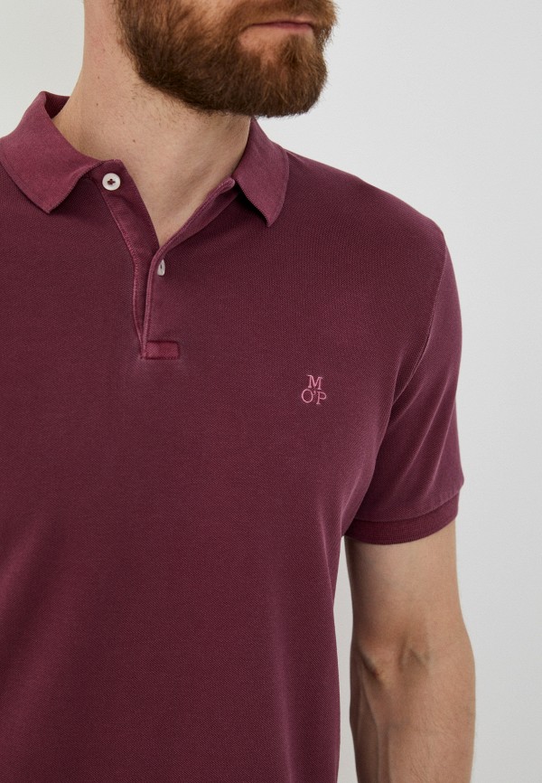 Поло Marc O'Polo бордовый, размер 54, фото 3