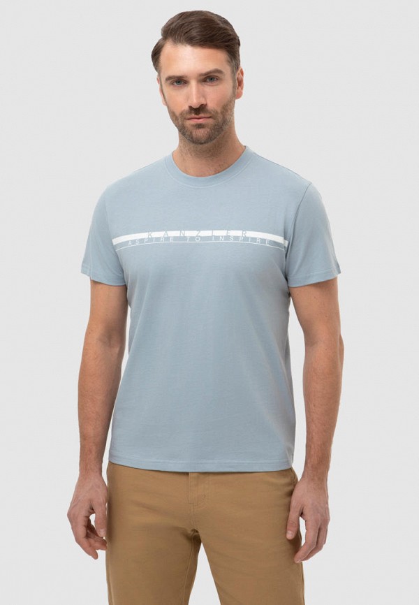 

Футболка Kanzler, Голубой, Slim fit