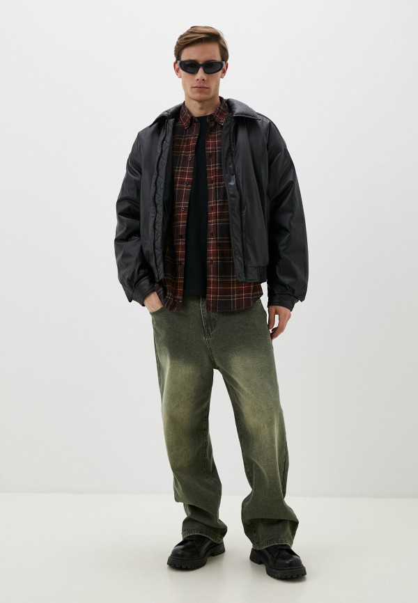 фото Куртка кожаная утепленная befree