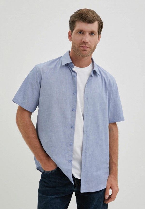 Рубашка Finn Flare голубого цвета