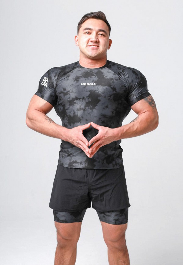 

Футболка спортивная Nebbia, Серый, MAXIMUM