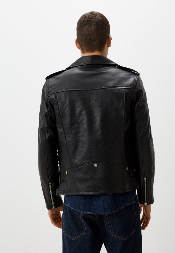 фото Куртка кожаная утепленная angelo bonetti