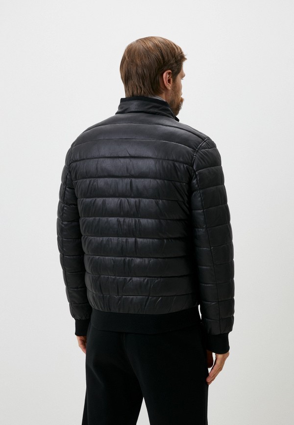 Куртка кожаная утепленная Zolla цвет Черный  Фото 3