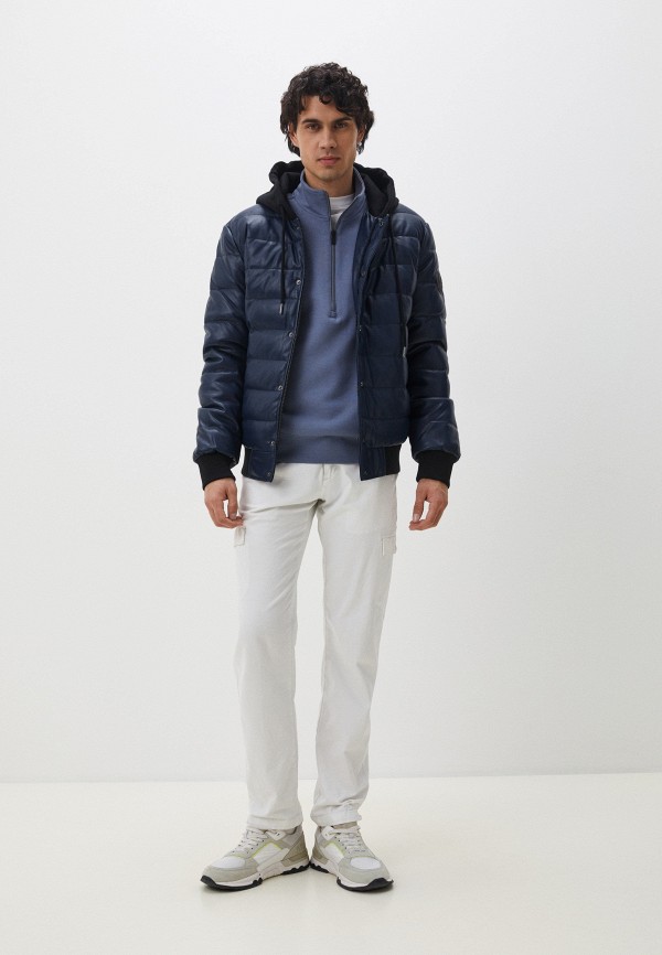 фото Куртка кожаная утепленная jc just clothes