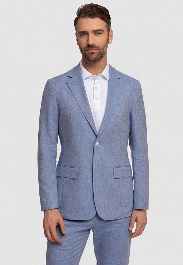 

Пиджак Kanzler, Голубой, Slim fit