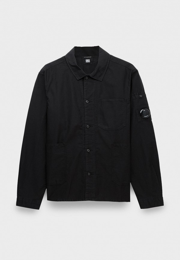 Рубашка C.P. Company ottoman workwear shirt black