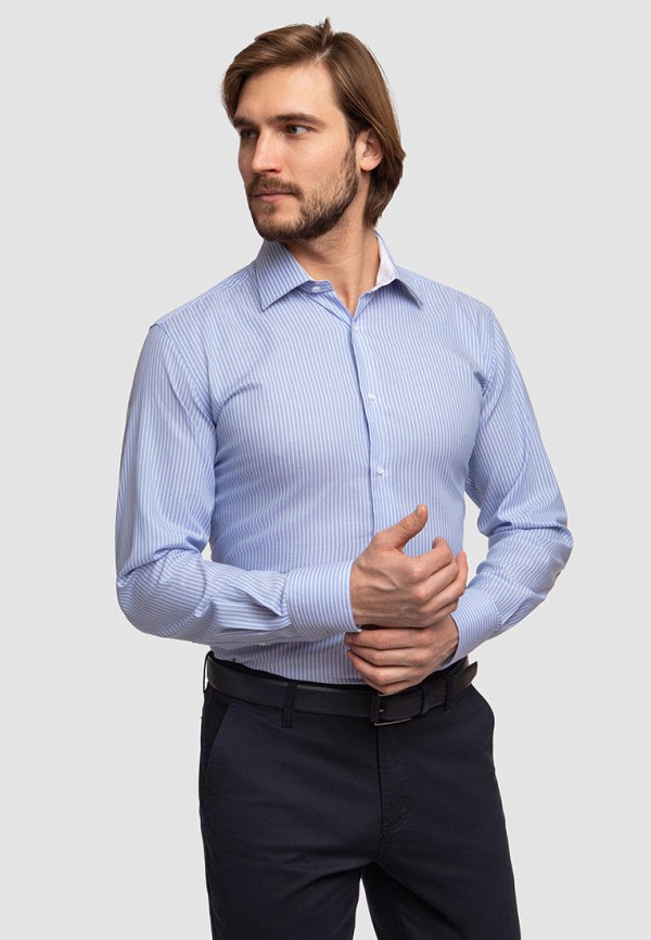 

Рубашка Kanzler, Голубой, Slim fit