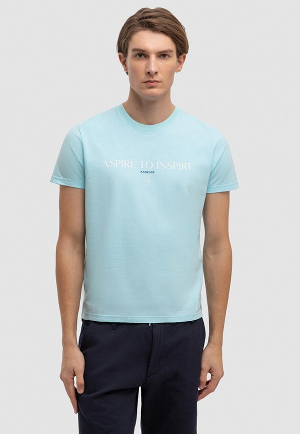 

Футболка Kanzler, Бирюзовый, Slim fit