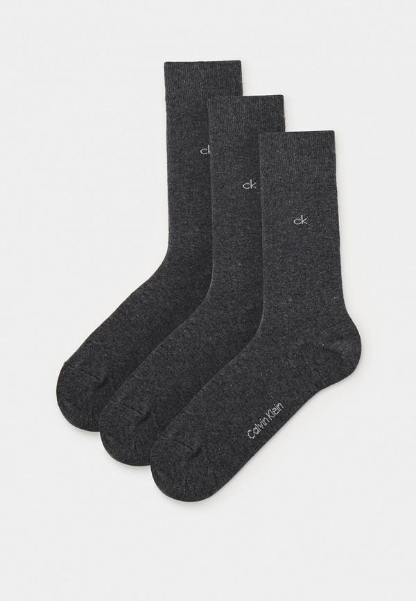 

Носки 3 пары Calvin Klein, Серый