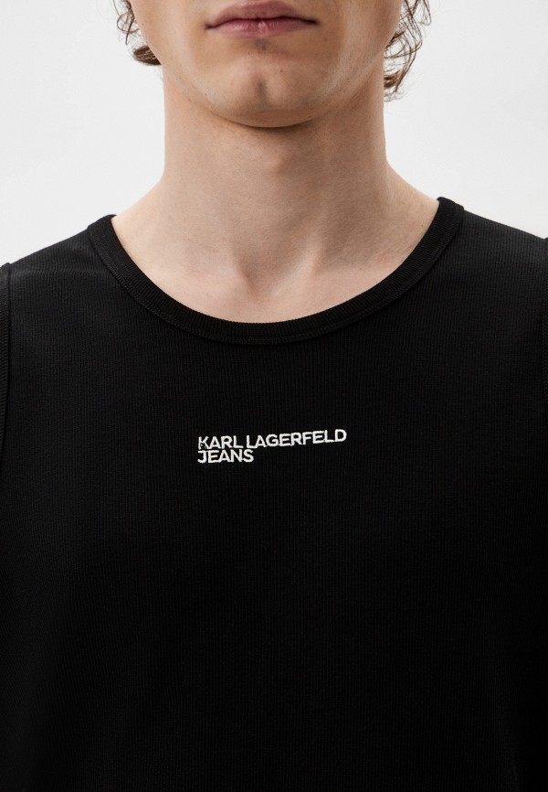Майка Karl Lagerfeld Jeans цвет Черный  Фото 4