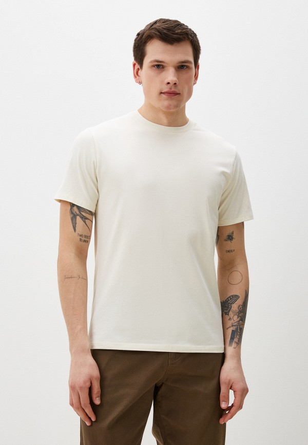 

Футболка Sela, Бежевый, ADAM SLIM FIT