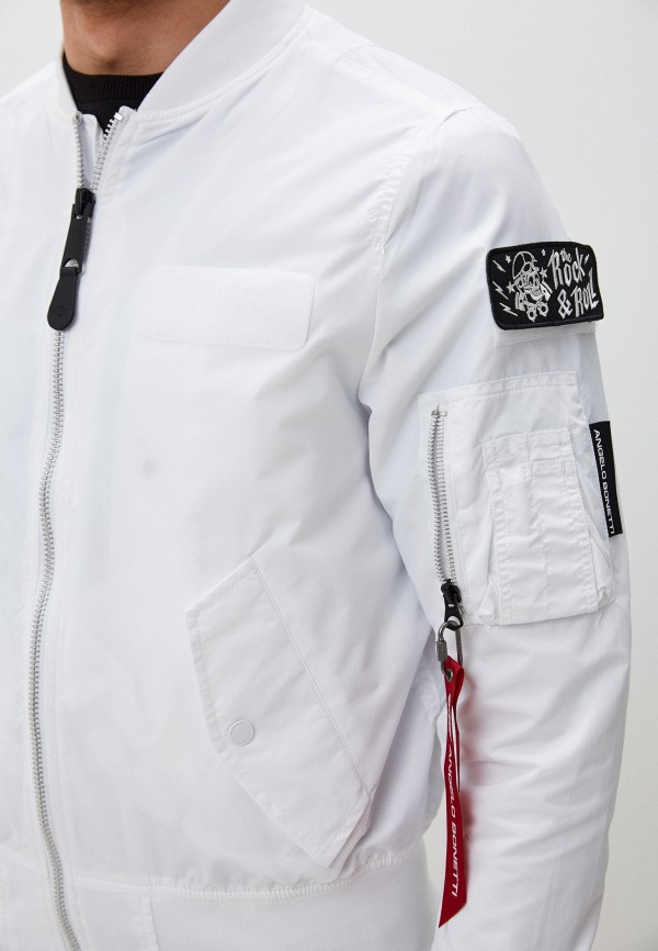 Куртка Angelo Bonetti цвет Белый  Фото 5