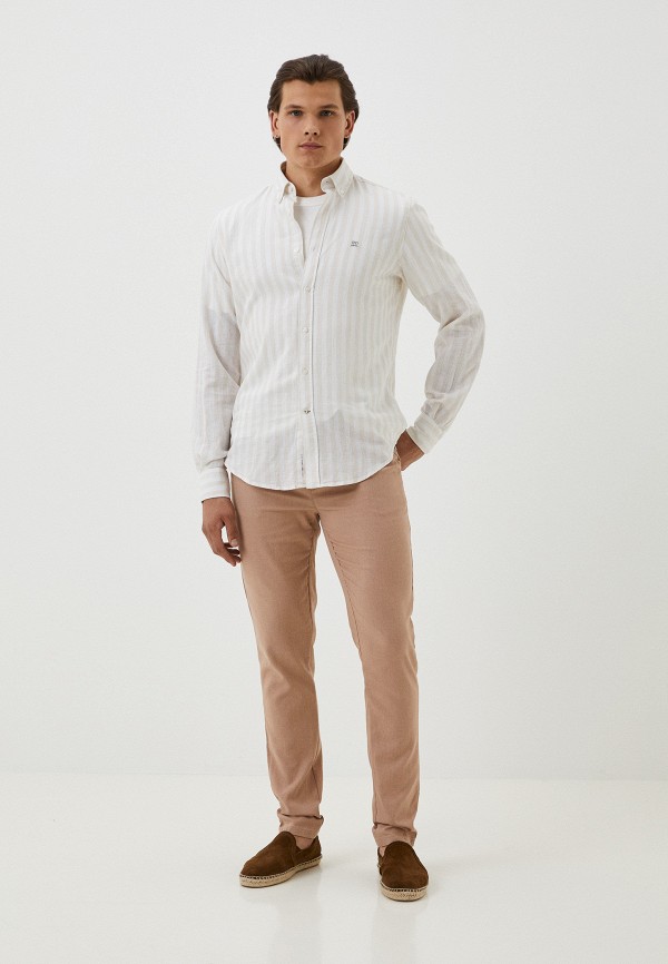 Рубашка Makarthy бежевый, размер 50, фото 2