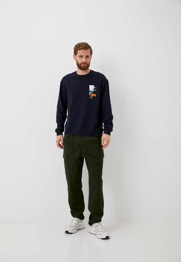 Свитшот O'stin синий, размер 44, фото 2