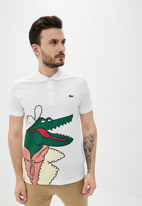 

Поло Lacoste, Белый