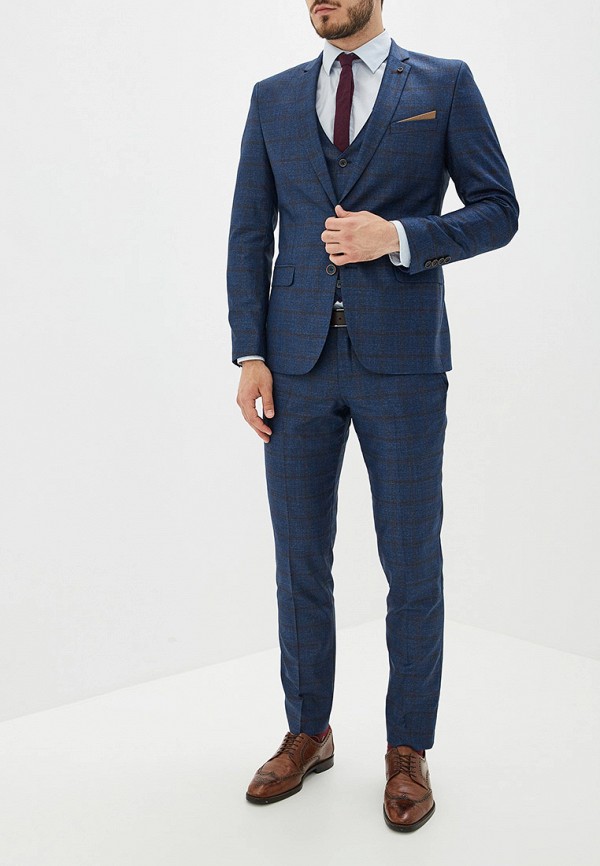 

Костюм Laconi, Синий, -тройка. Slim fit