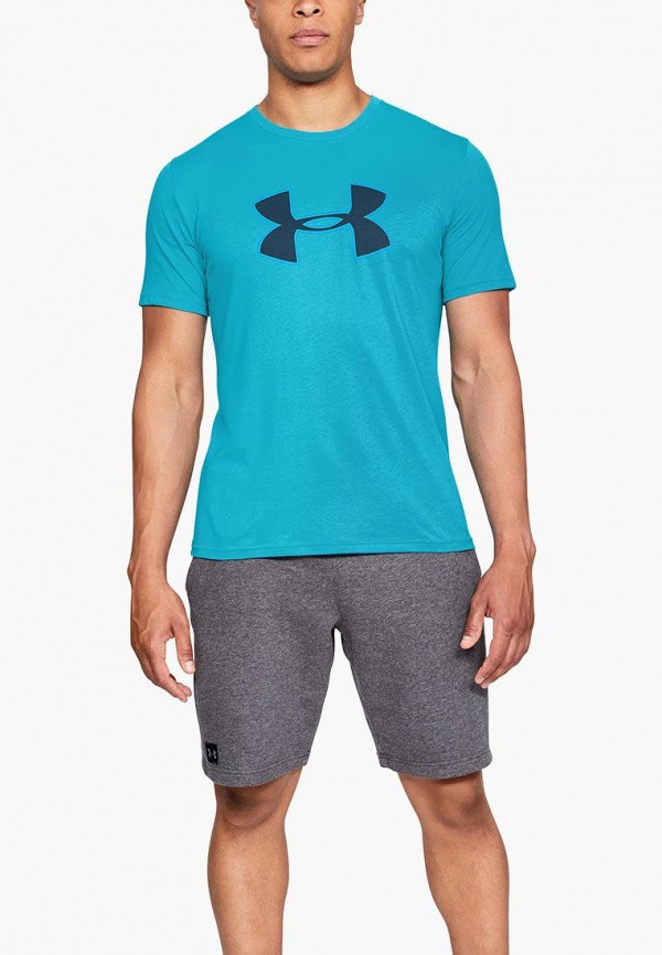 

Футболка спортивная Under Armour, Голубой, UA BIG LOGO SS