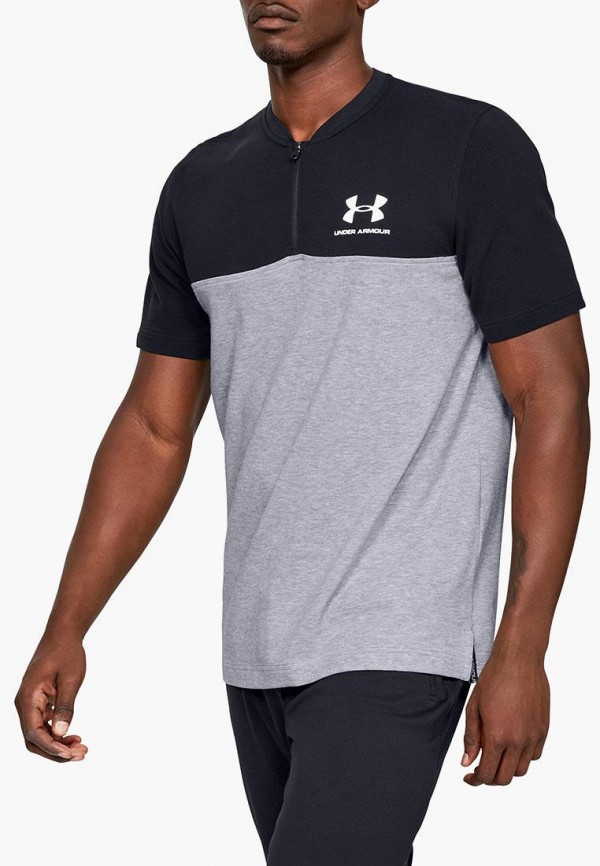 

Футболка спортивная Under Armour, Серый, SPORTSTYLE TRACK 1/2 ZIP