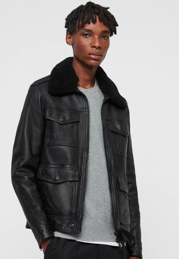 

Куртка кожаная AllSaints, Черный, AllSaints MP002XM051YY