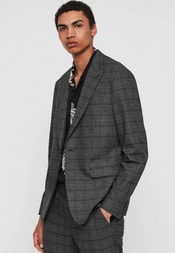 

Пиджак AllSaints, Серый, AllSaints MP002XM05235