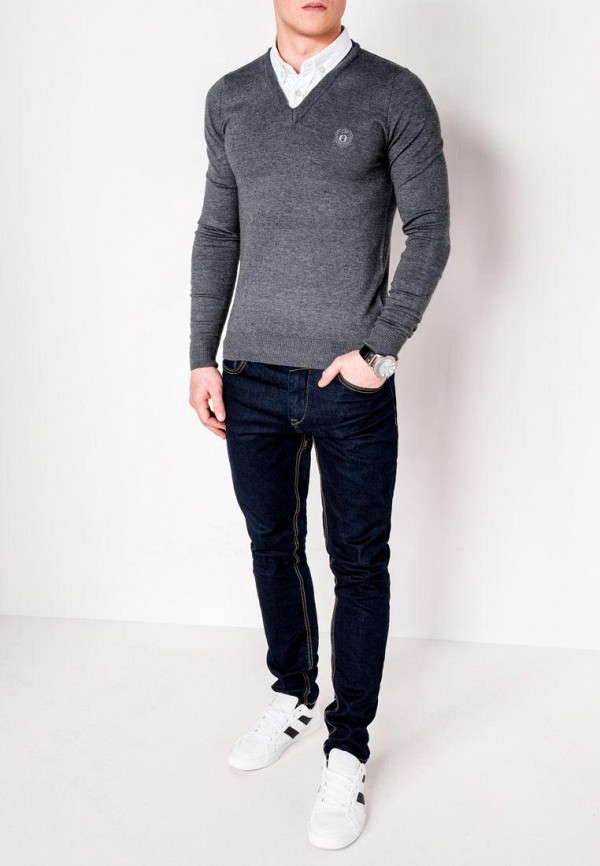 Пуловер Ombre цвет серый  Фото 2