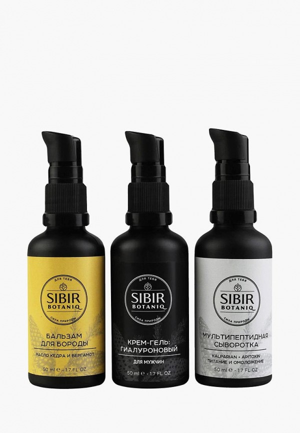 

Набор косметики Sibirbotaniq, Разноцветный, бальзам для бороды, крем гель, сыворотка 3* 50 мл