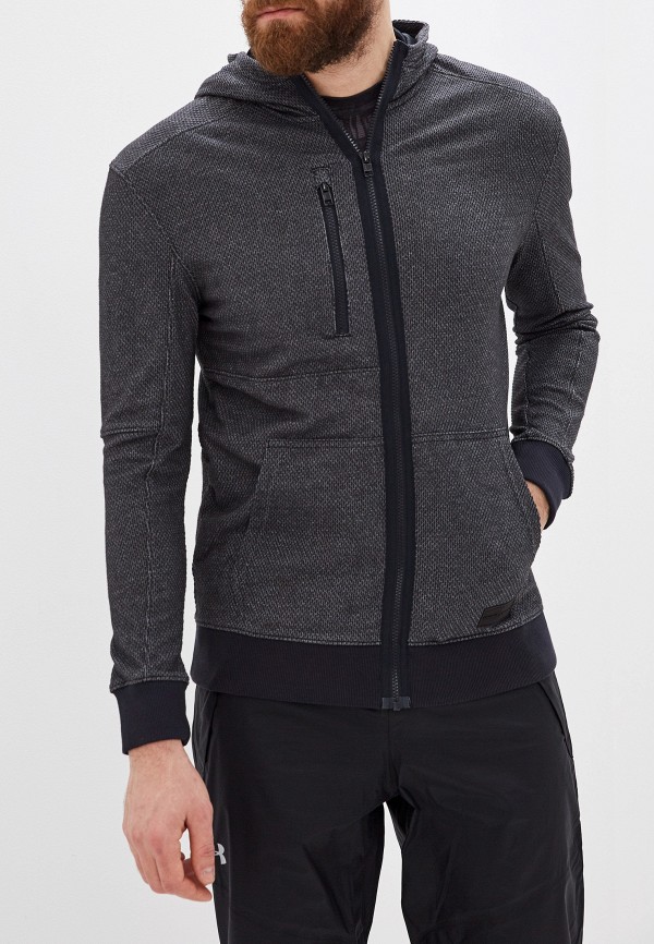 

Толстовка Under Armour, Черный, Pursuit Microthread Full Zip Hooded