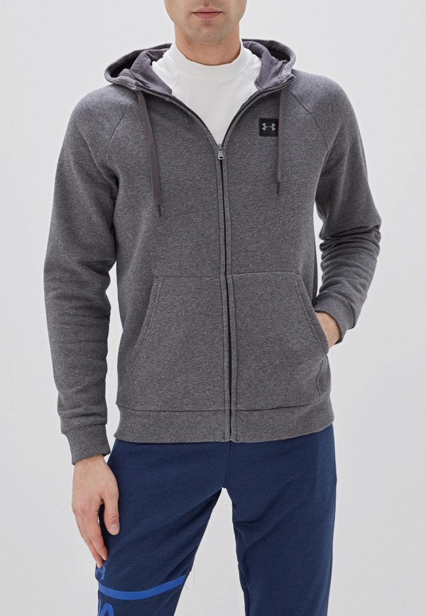 

Толстовка Under Armour, Серый, Rival Fleece Full Zip Hooded