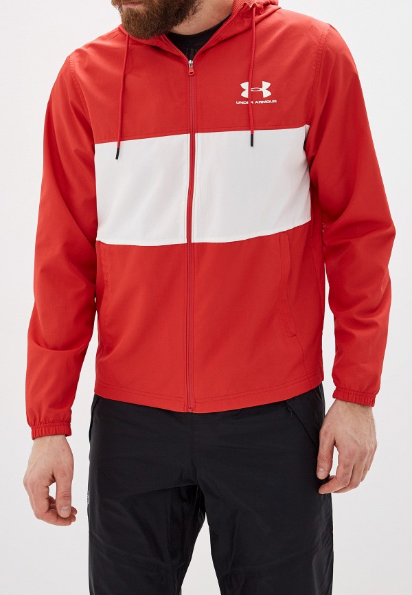 

Ветровка Under Armour, Красный, Sportstyle Wind Full Zip Hooded