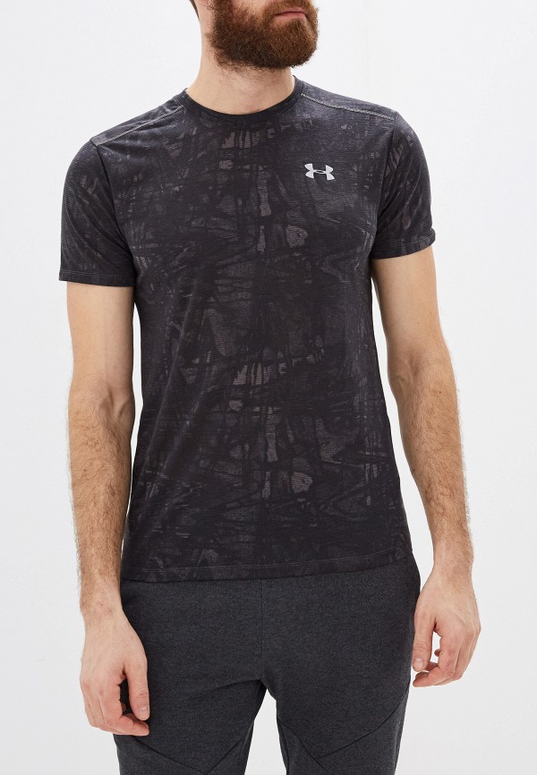 

Футболка спортивная Under Armour, Черный, Microthread Streaker Crew Run SS