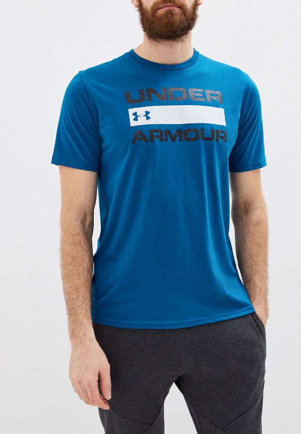

Футболка спортивная Under Armour, Синий, UA TEAM ISSUE WORDMARK SS
