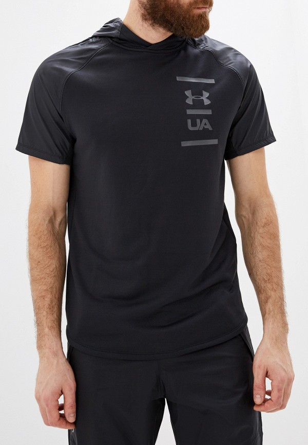 

Футболка спортивная Under Armour, Черный, MK-1 French Terry Hooded SS