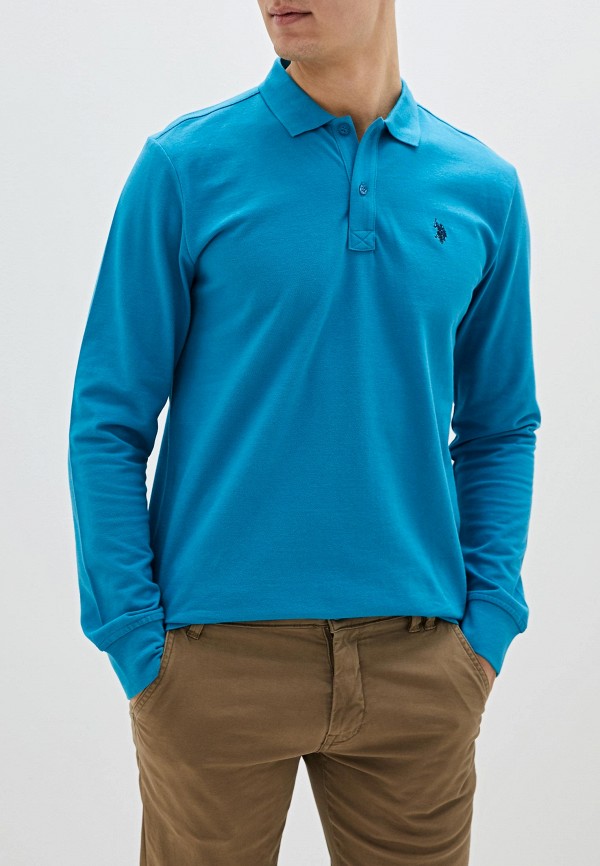 

Поло U.S. Polo Assn, Голубой