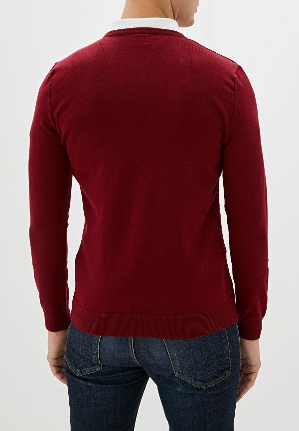 Пуловер U.S. Polo Assn. цвет бордовый  Фото 3