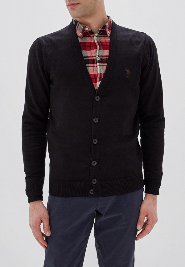 

Кардиган U.S. Polo Assn, Черный