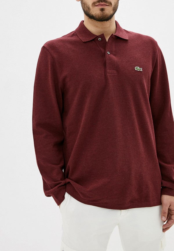 

Поло Lacoste, Бордовый