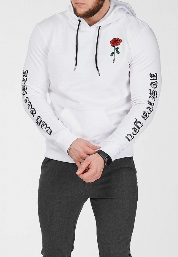 

Худи React, Белый, Rose for you