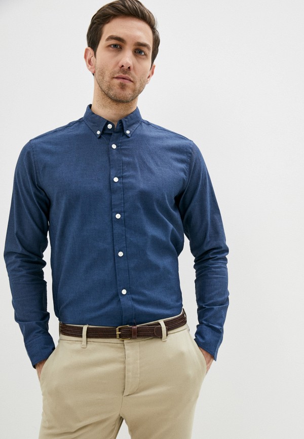 Рубашка Colin&#039;s синего цвета